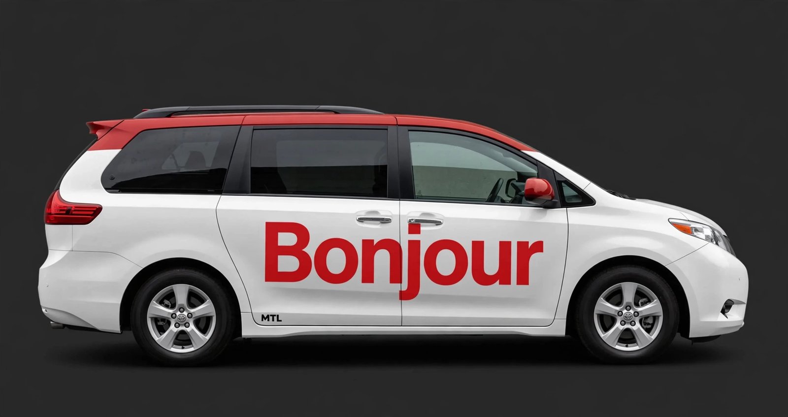 Taxi Bonjour Services Grand Montréal — minivan Sienna